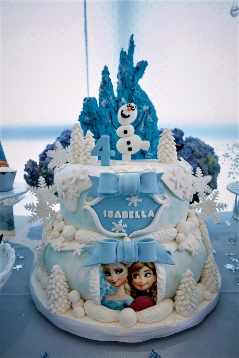 Bolo Frozen Personalizado com Pasta Americana - Morumbi - Zona Sul