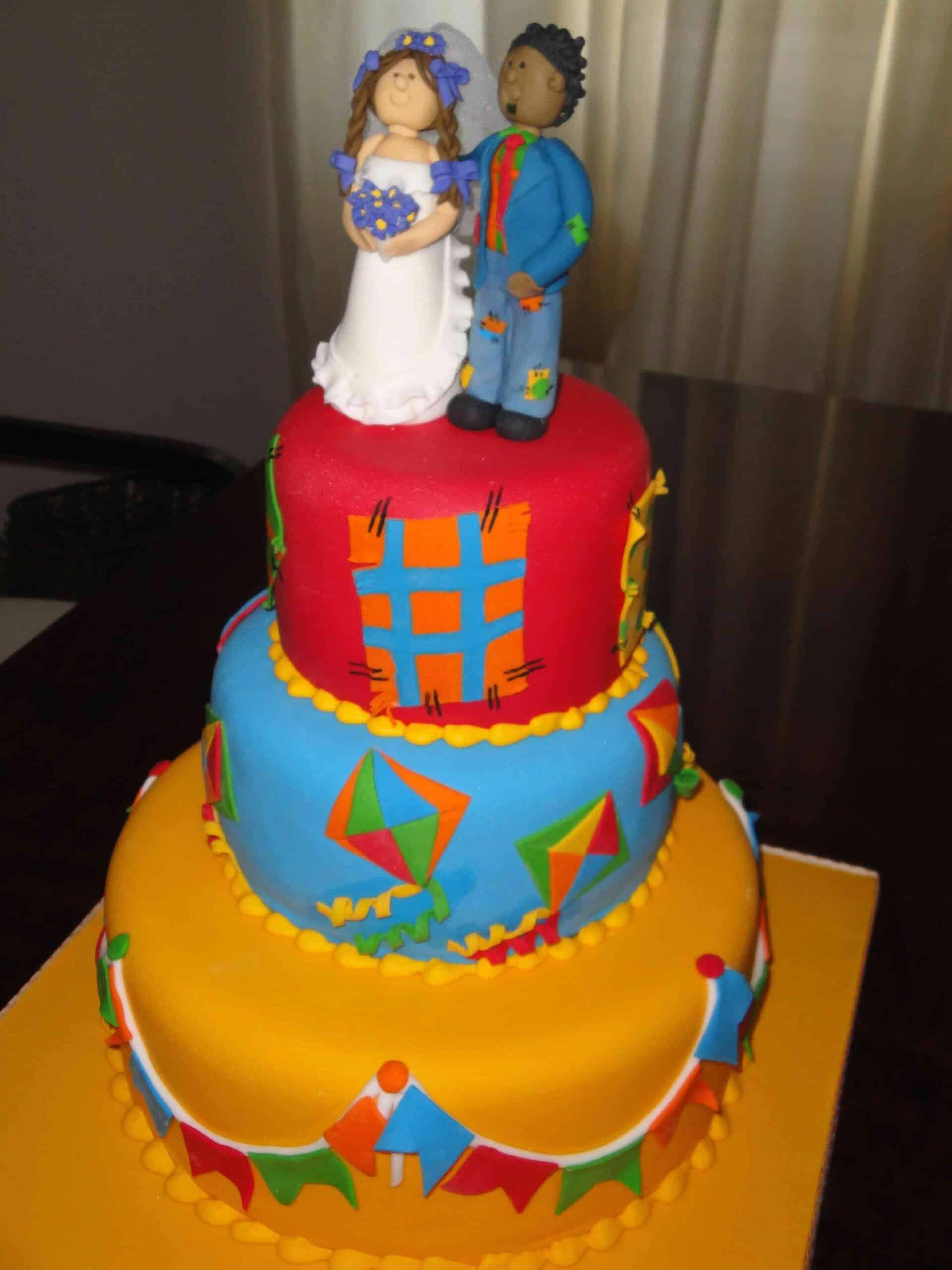 Bolo Festa Junina - Cake Designer - Panamby - Zona Sul