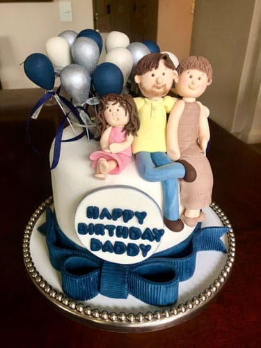 Bolo Balões com Pasta Americana - Versátil, Divertido e Diferente - 3