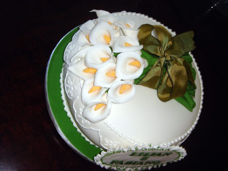 Bolo de Casamento Decorado - 12