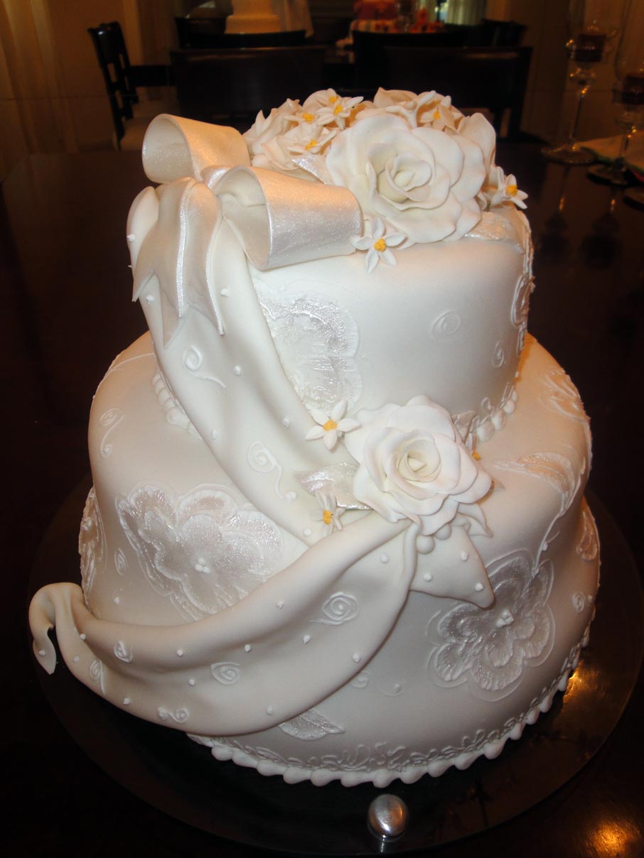 Bolo de Casamento Decorado - 15