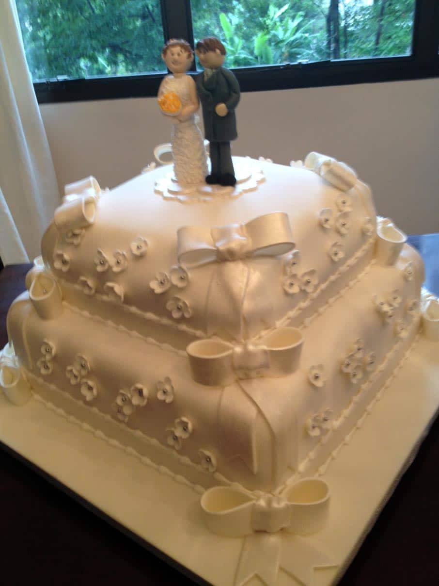 Bolo de Casamento Decorado - 21
