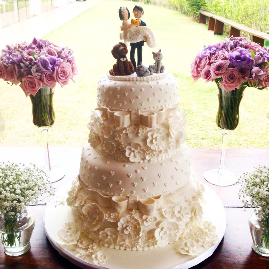 Bolo de Casamento Decorado - 23