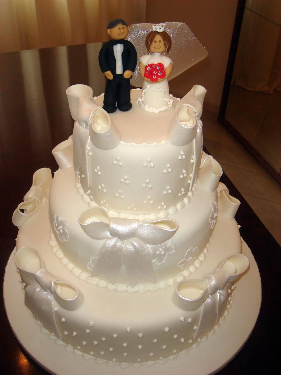 Bolo de Casamento Decorado - 25